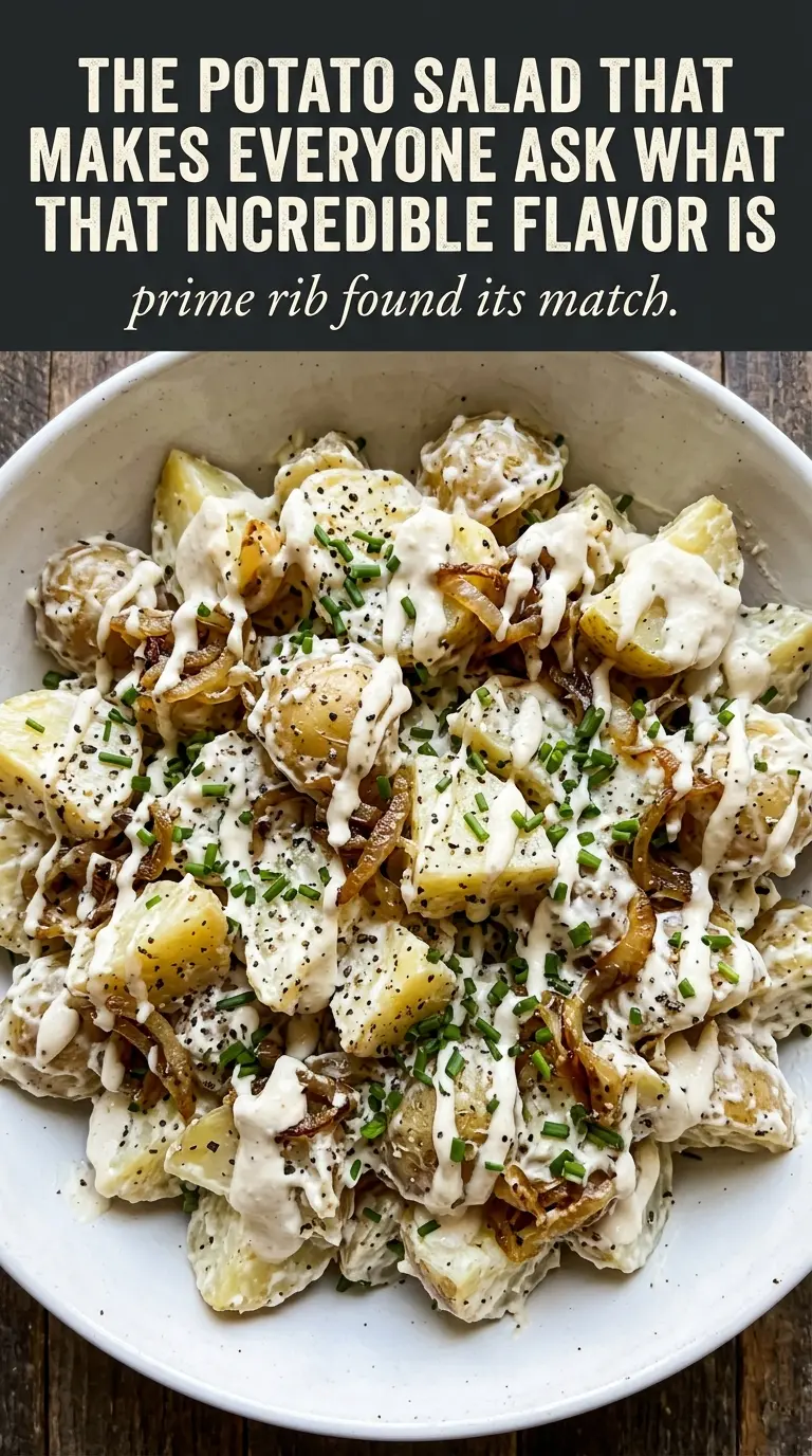 Creamy Horseradish Potato Salad tangy creamy
