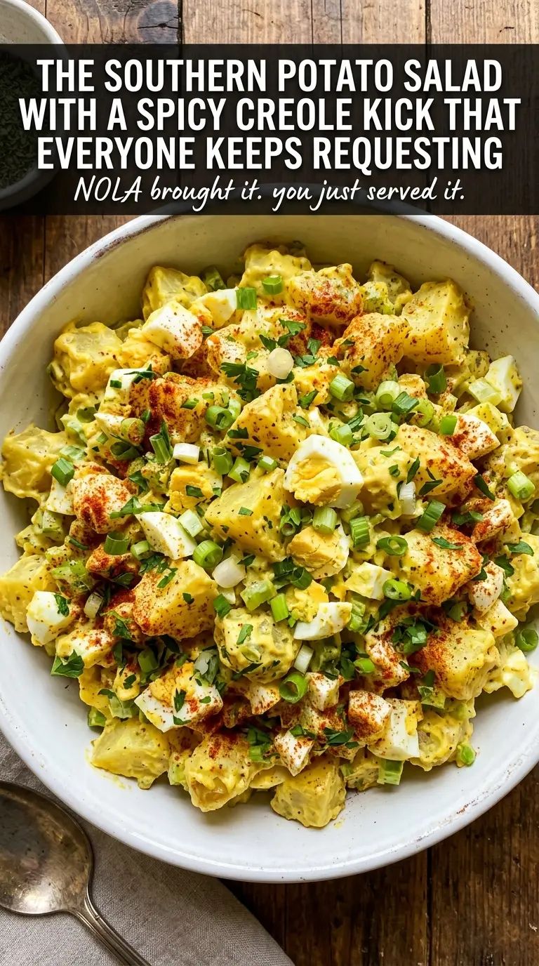 Creole Potato Salad spicy creamy