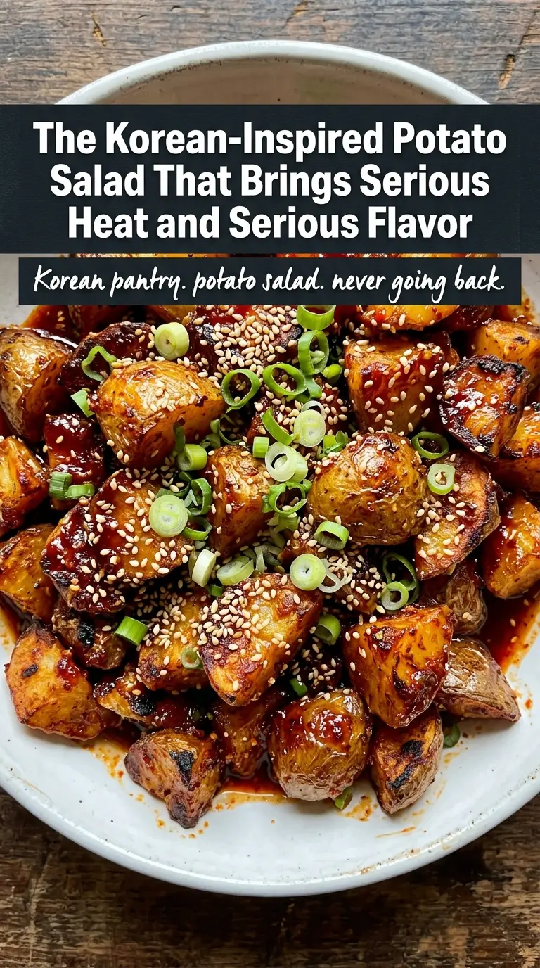 Crispy Gochujang Potato Salad golden spicy-sweet