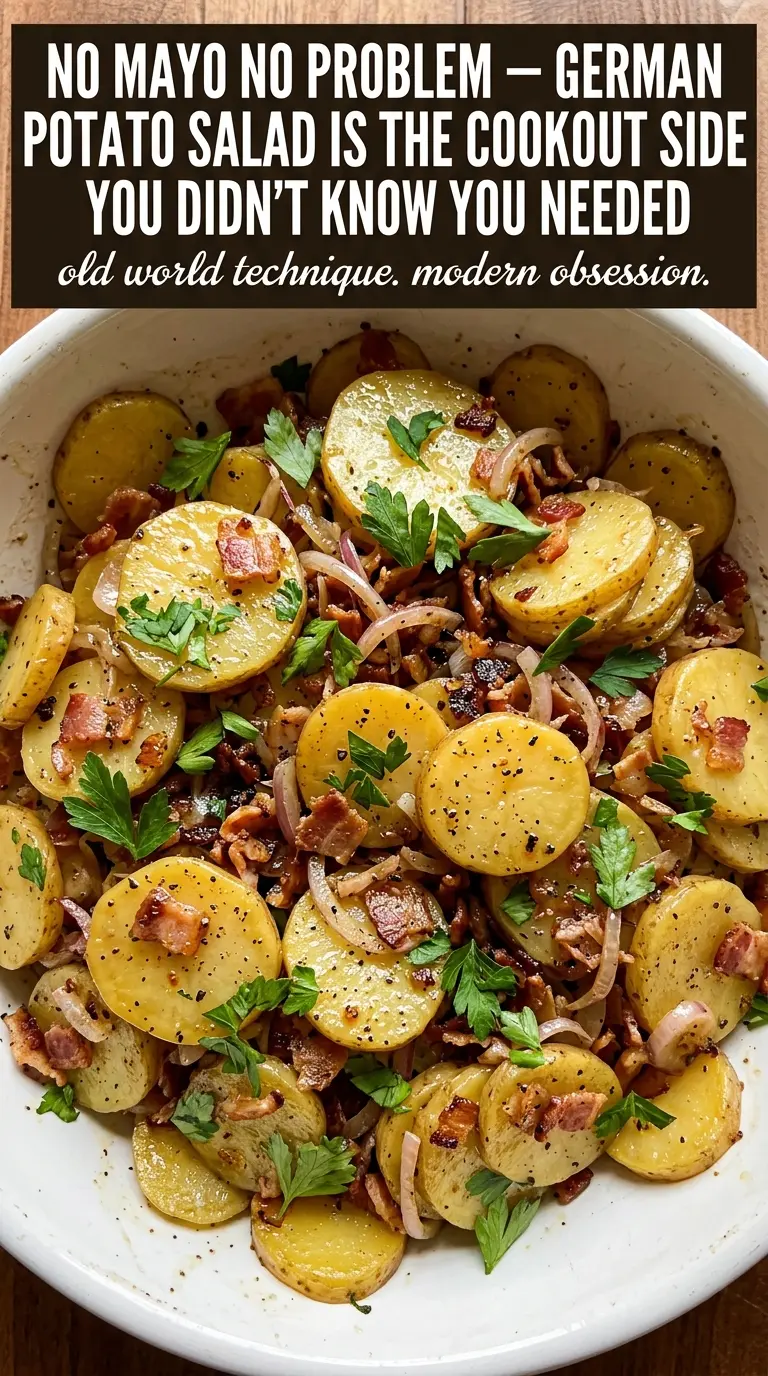 German Potato Salad warm bacon tangy
