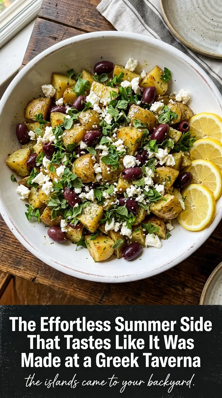 Light fresh potato salad vegetables