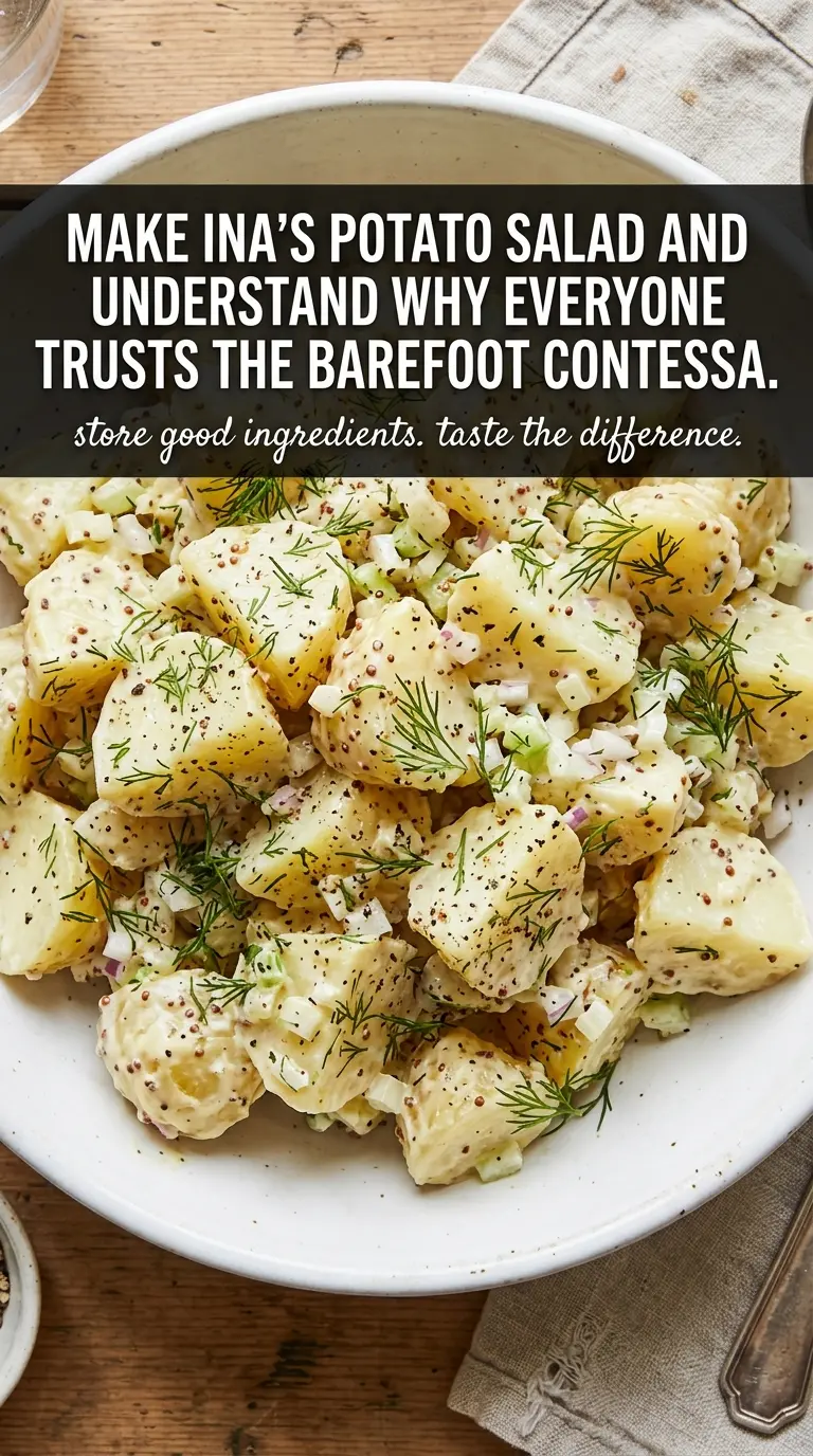 Ina Garten's Potato Salad golden potatoes herbs