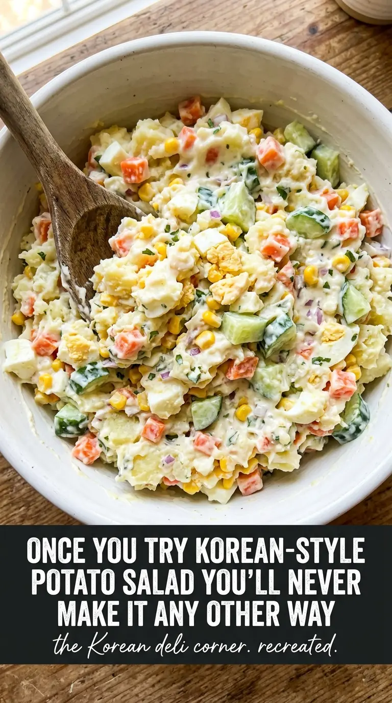 Korean potato salad creamy sweet