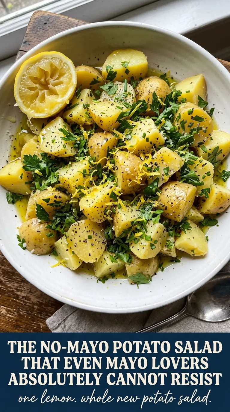 Lemon Potato Salad bright tangy creamy
