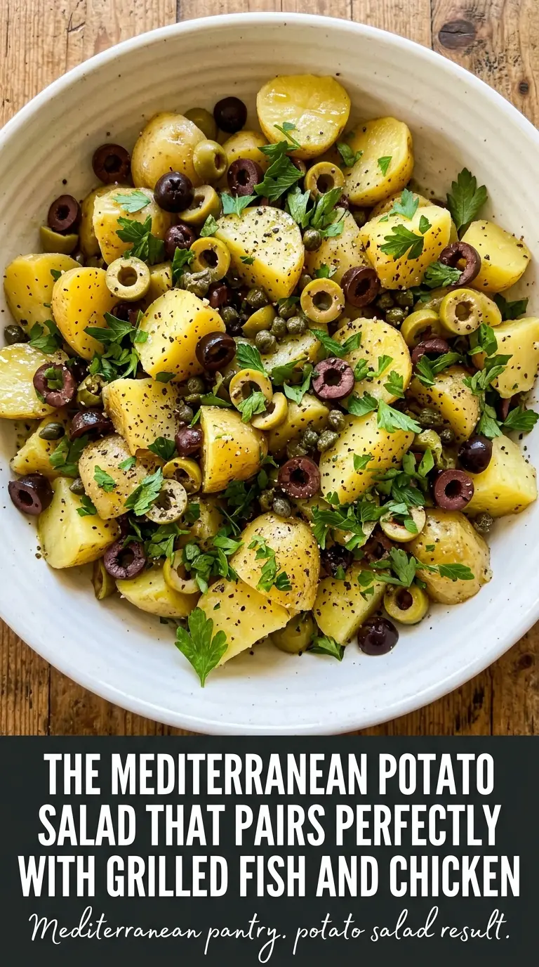 Olive Potato Salad briny lemony feta