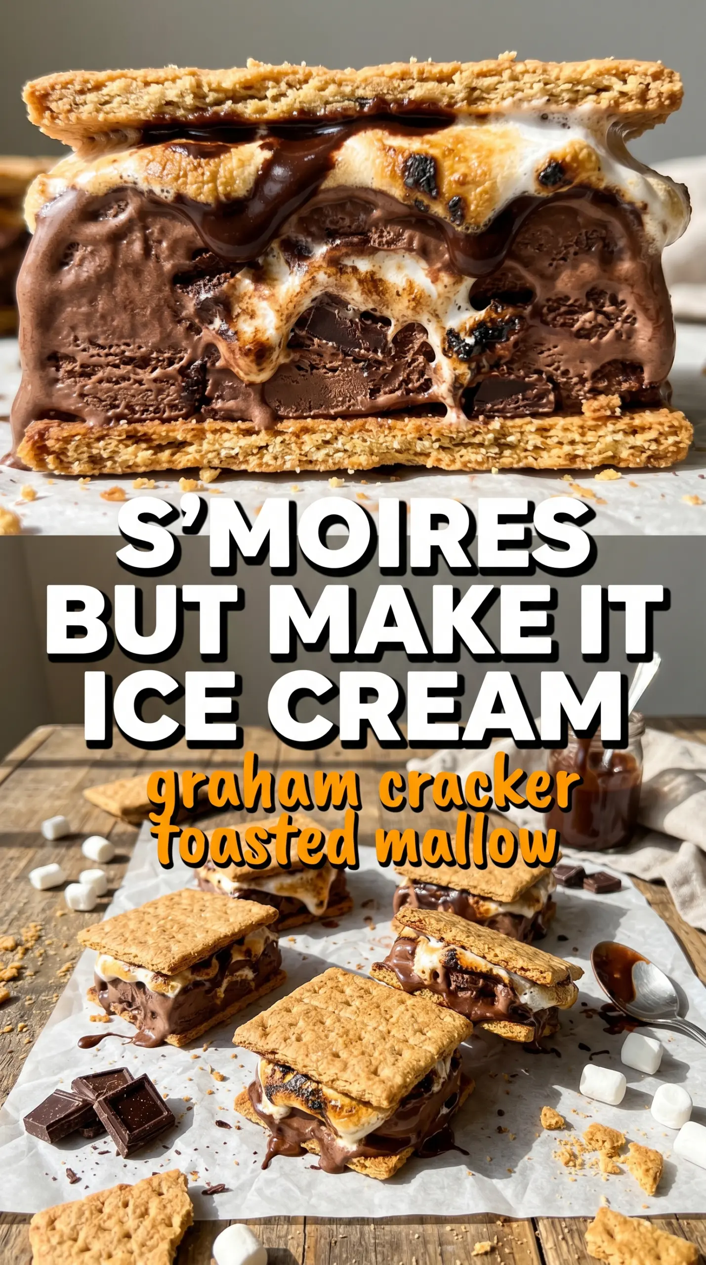 Ice cream sandwich on a plate