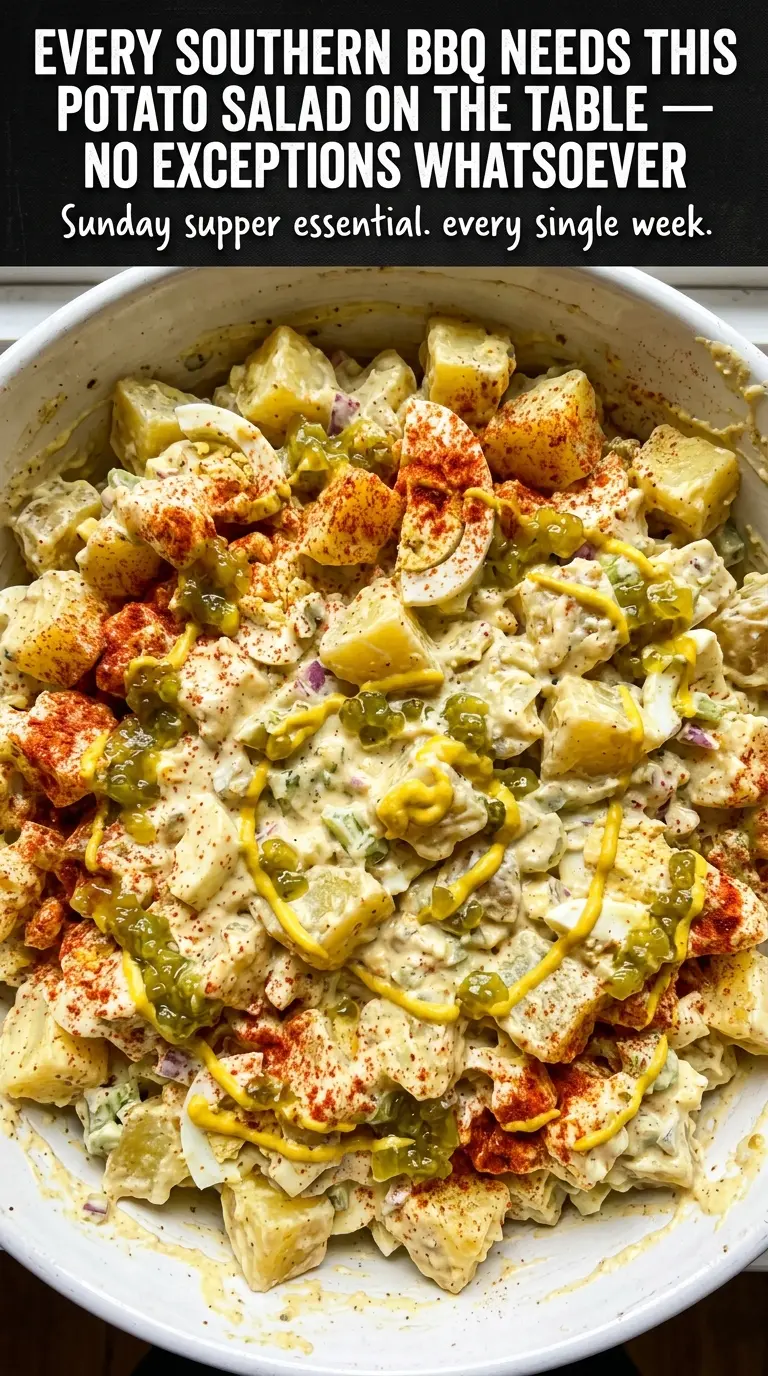 Southern potato salad creamy tangy classic