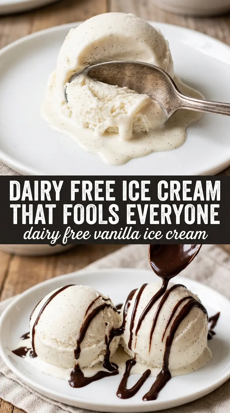Dairy Free Vanilla Ice Cream creamy vanilla