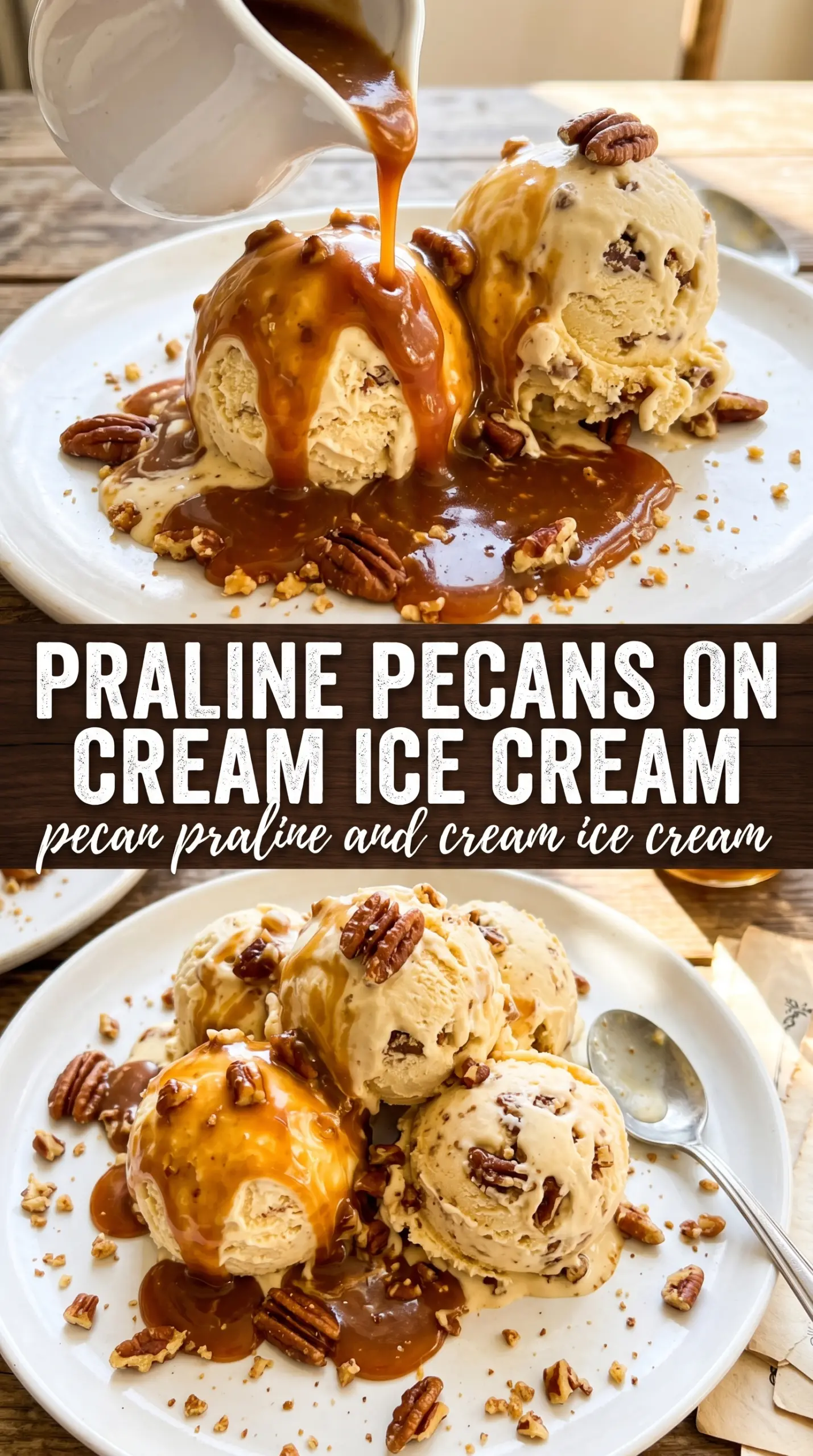 Pecan Praline and Cream Ice Cream creamy caramelized crunchy