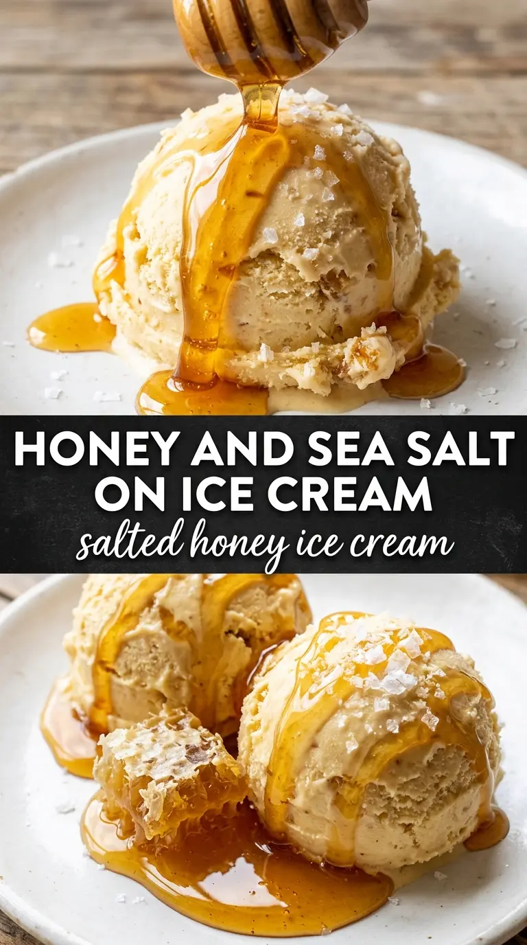 Salted Honey Ice Cream creamy floral custard