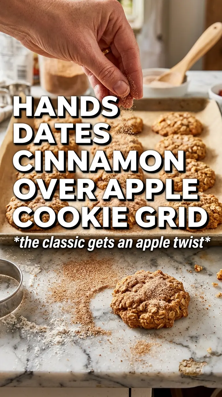 Apple Snickerdoodles cinnamon-sugar chewy