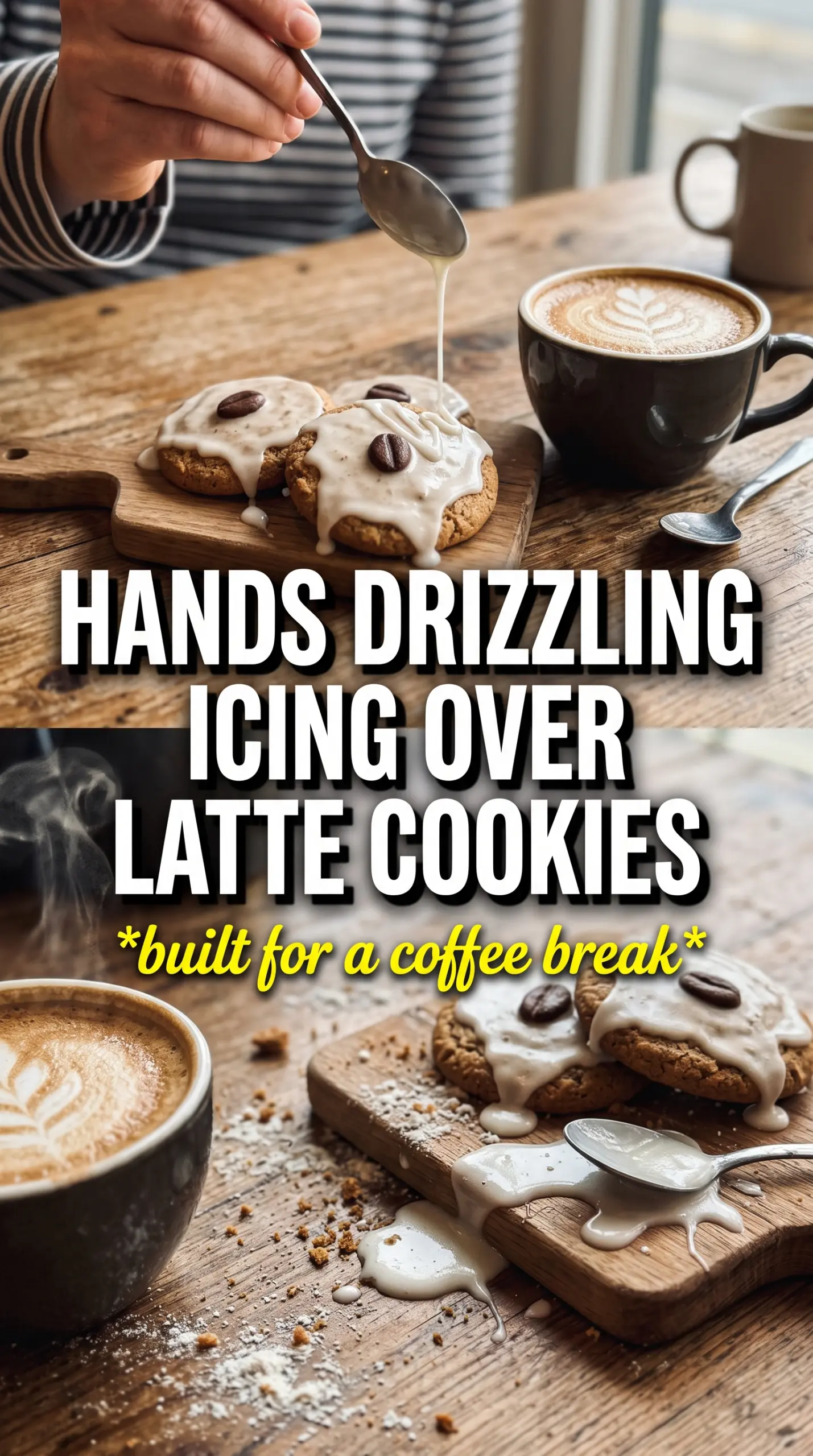 Brown Butter Pumpkin Oatmeal Latte Cookies chewy spiced toffee