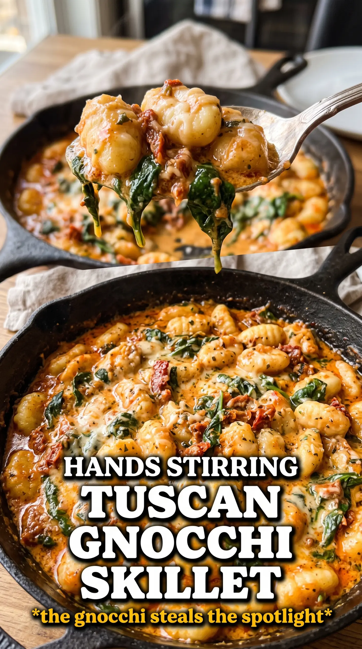 Prepared recipe ready to serve
